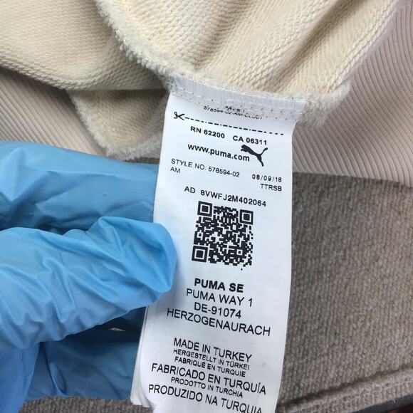 Puma Women Cropped Revolt Zipup Track Jacket Sz. Med. EUC - Picture 10 of 11